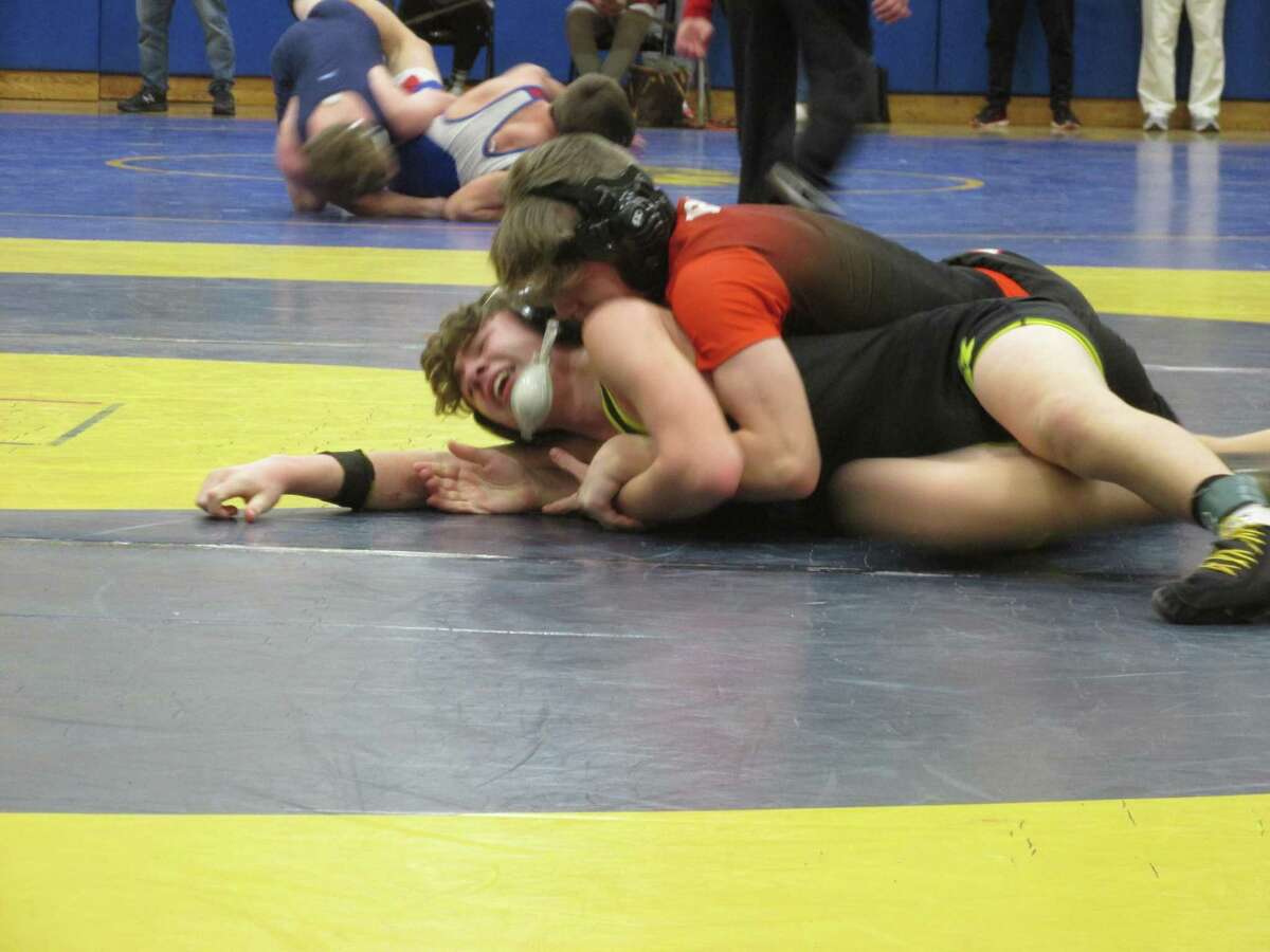 Many of the Berkshire League/NVL athletes wrestled in their first tournament in two years in Saturday’s Berkshire-Valley Postseason Invitational Saturday at The Gilbert School.