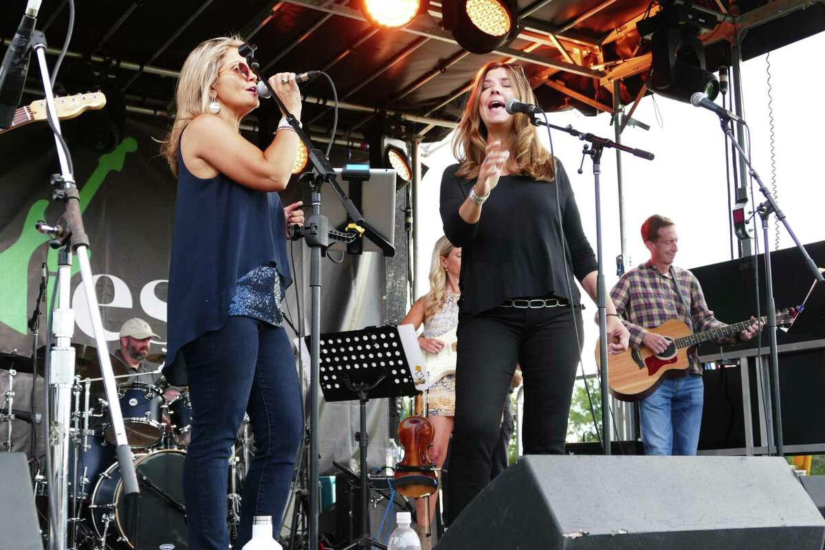 The Bad Dog Buddy Band performed at Fieldfest, the first annual town party, which was put on by the New Canaan Athletic Foundation in Coppo Field on Sept. 7, 2019.
