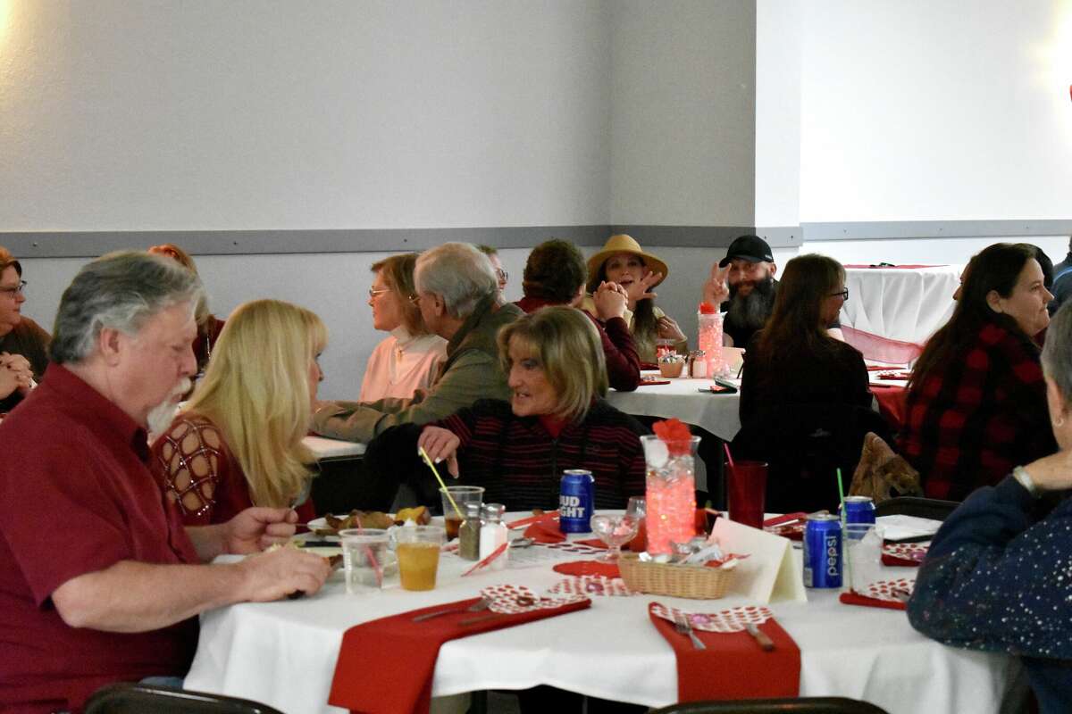 The Big Rapids Eagles hosted a Valentine's blue jean ball evening that featured dinner, dessert, specialty drinks, music and dancing throughout the evening. 