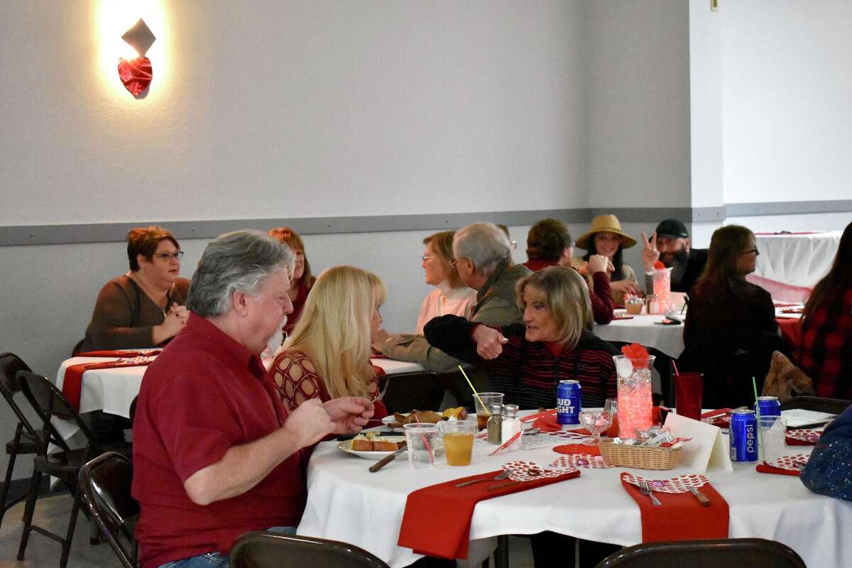 The Big Rapids Eagles hosted a Valentine's blue jean ball evening that featured dinner, dessert, specialty drinks, music and dancing throughout the evening. 