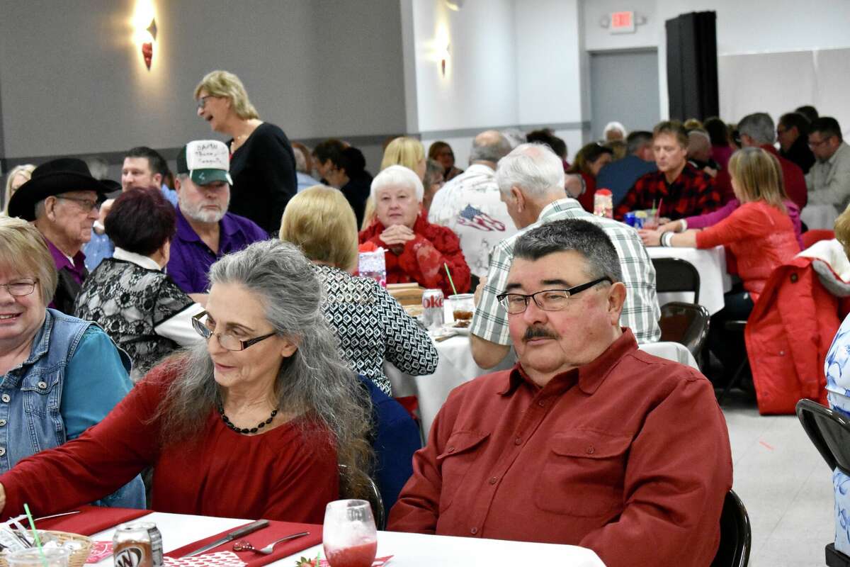 The Big Rapids Eagles hosted a Valentine's blue jean ball evening that featured dinner, dessert, specialty drinks, music and dancing throughout the evening. 