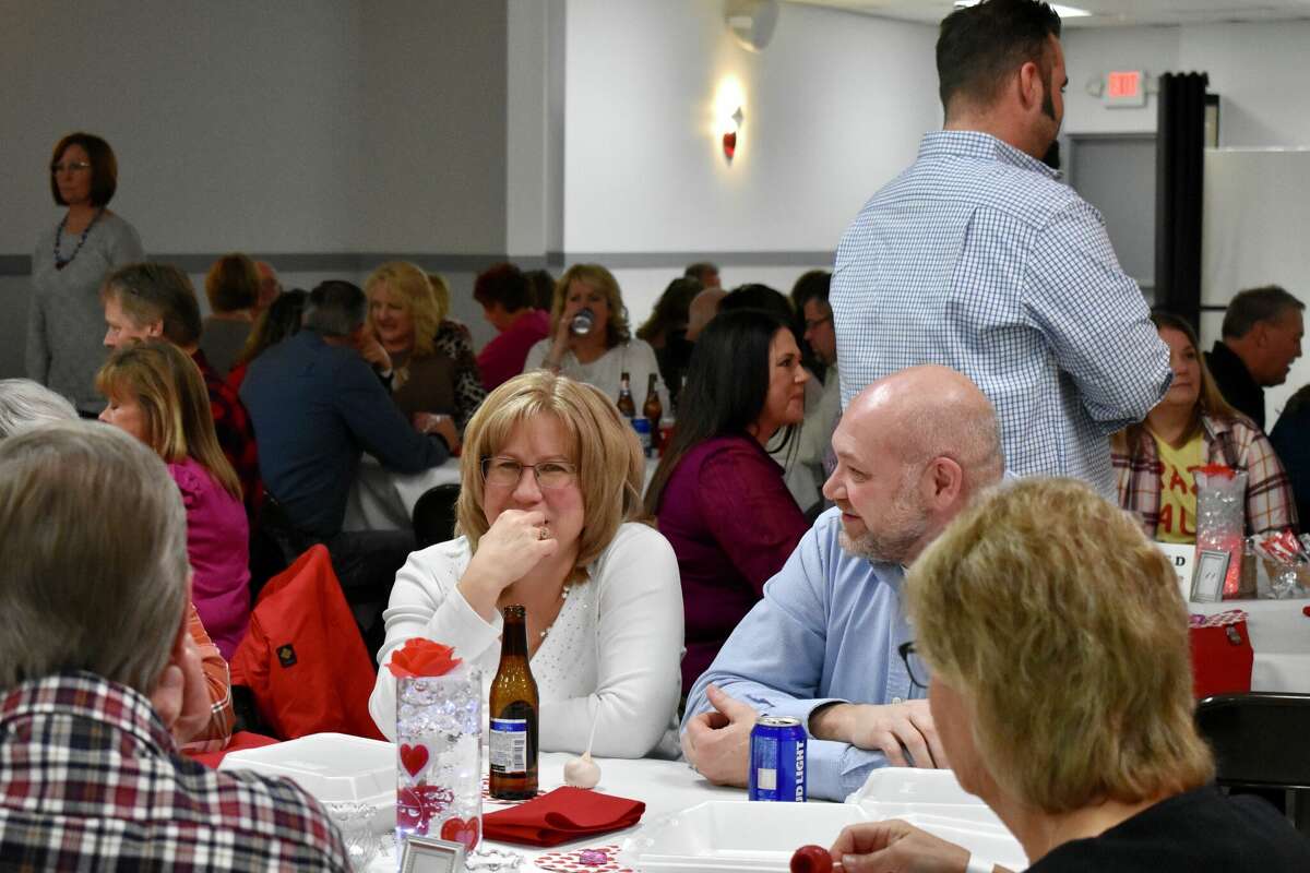 The Big Rapids Eagles hosted a Valentine's blue jean ball evening that featured dinner, dessert, specialty drinks, music and dancing throughout the evening. 