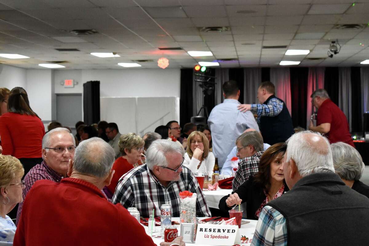 The Big Rapids Eagles hosted a Valentine's blue jean ball evening that featured dinner, dessert, specialty drinks, music and dancing throughout the evening. 