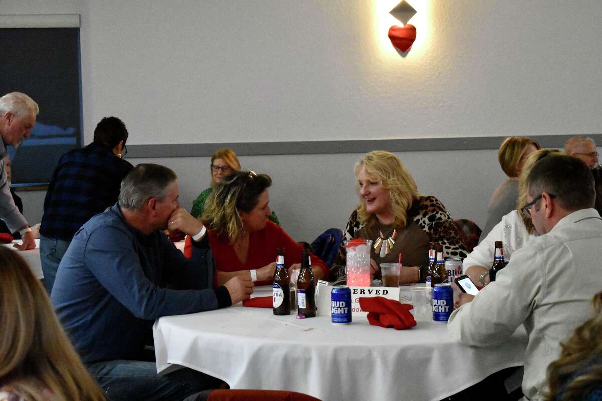 The Big Rapids Eagles hosted a Valentine's blue jean ball evening that featured dinner, dessert, specialty drinks, music and dancing throughout the evening. 