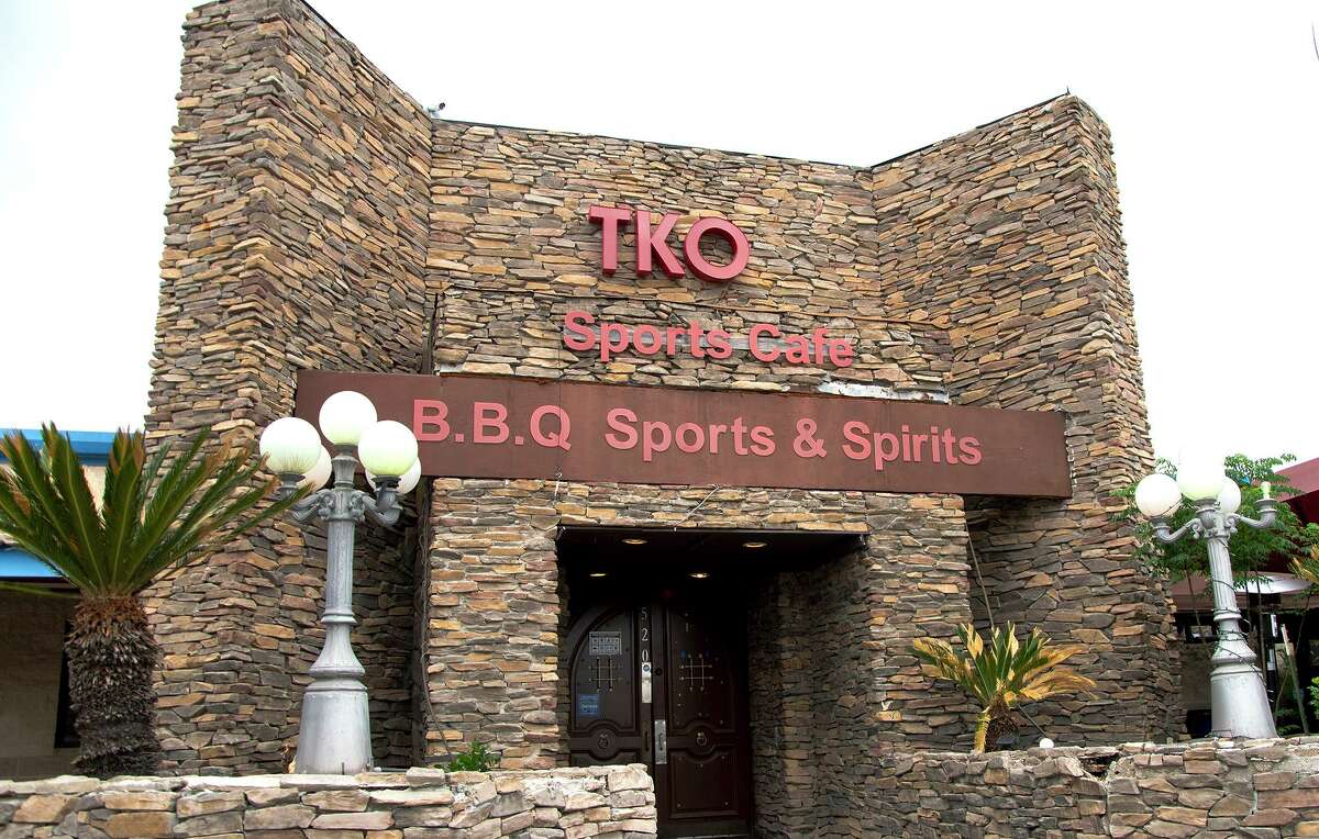 Exterior of TKO Sports Cafe as seen, Thursday, April 15, 2021.