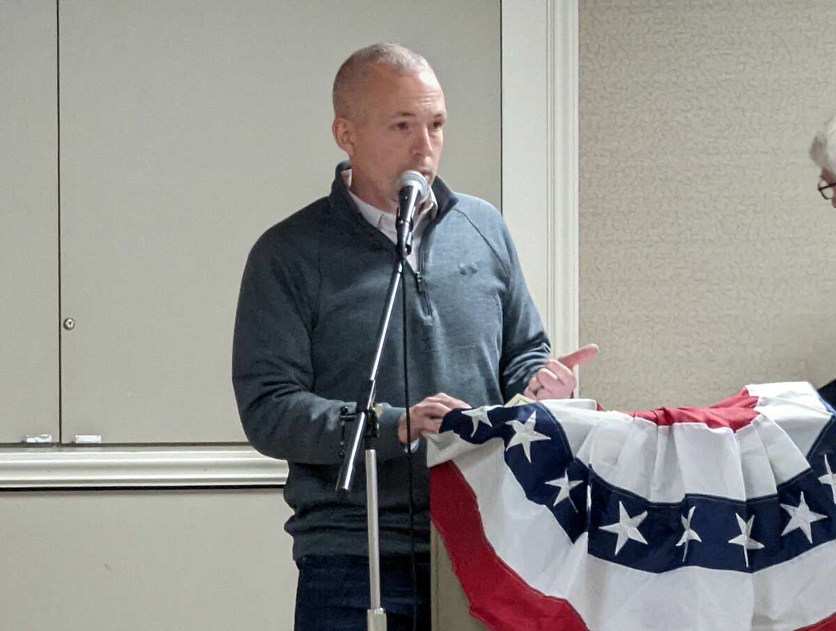 Michigan House Speaker Jason Wentworth, R-Farwell, spoke at the annual Gladwin GOP Lincoln Day Brunch on Saturday, Feb. 12 at the Knights of Columbus Hall.