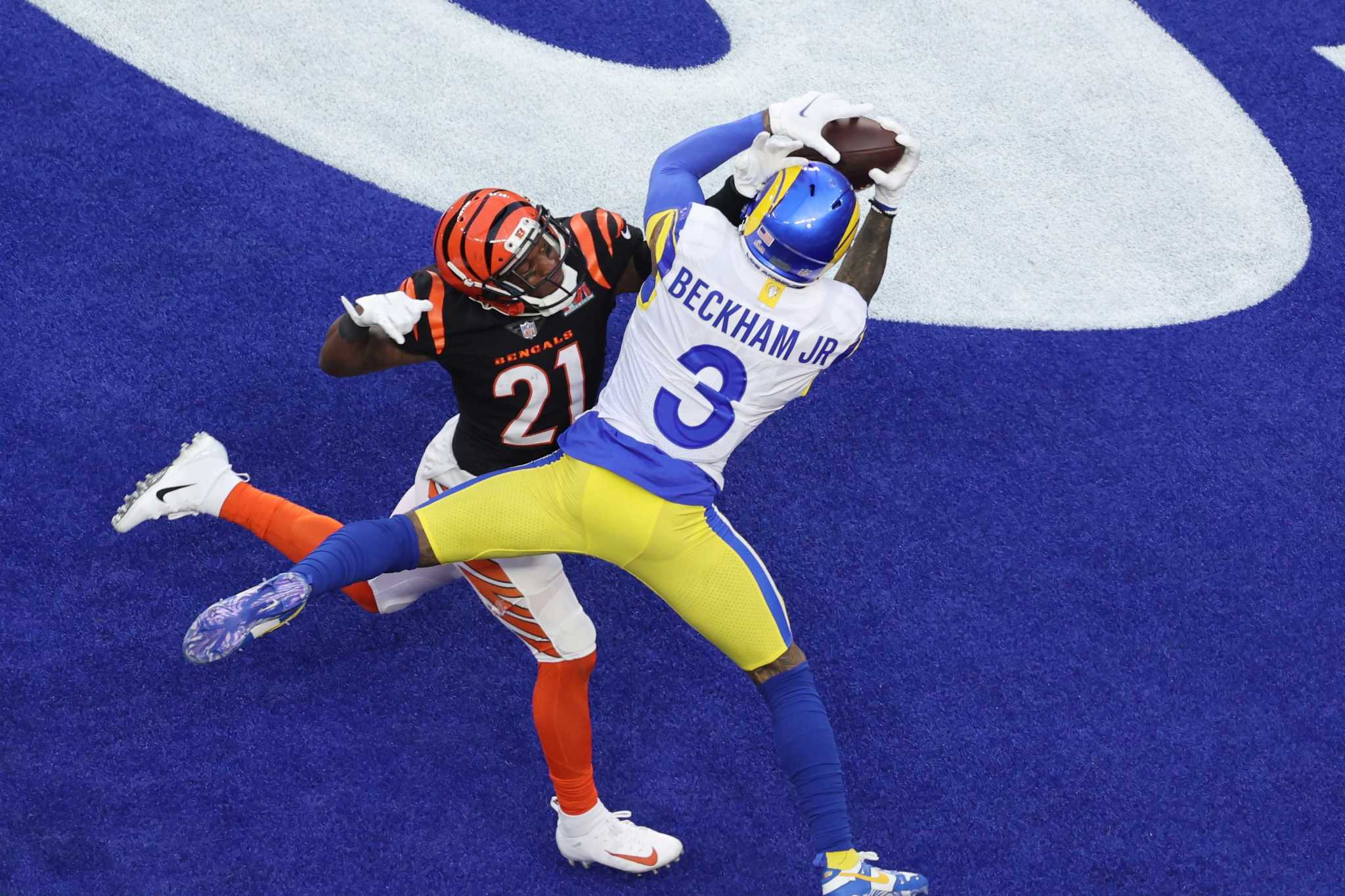 2022 Super Bowl: Rams' Odell Beckham Jr. suffers non-contact knee