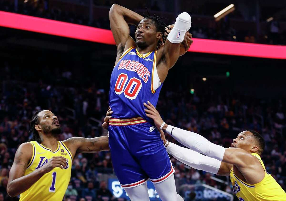 Jonathan Kuminga Impresses Himself After Big-Time Poster Dunk