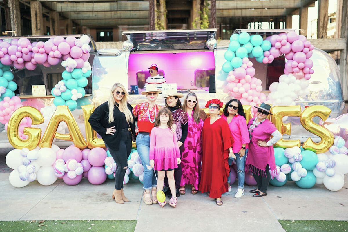 Scenes from Sunday's Galentine's Day celebration at Pearl Park with the SoundCream Airstream. 