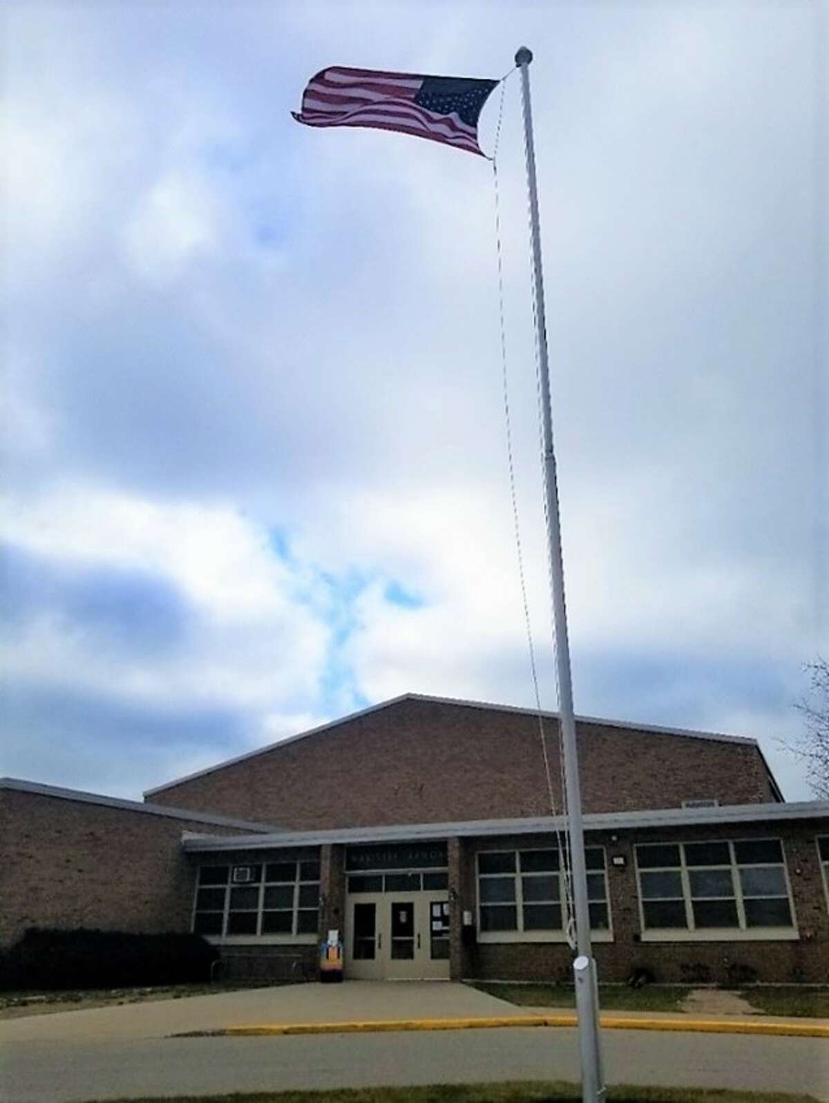 The Armory Youth Project recently received a donation of a flagpole and three flags to be displayed at the youth center.