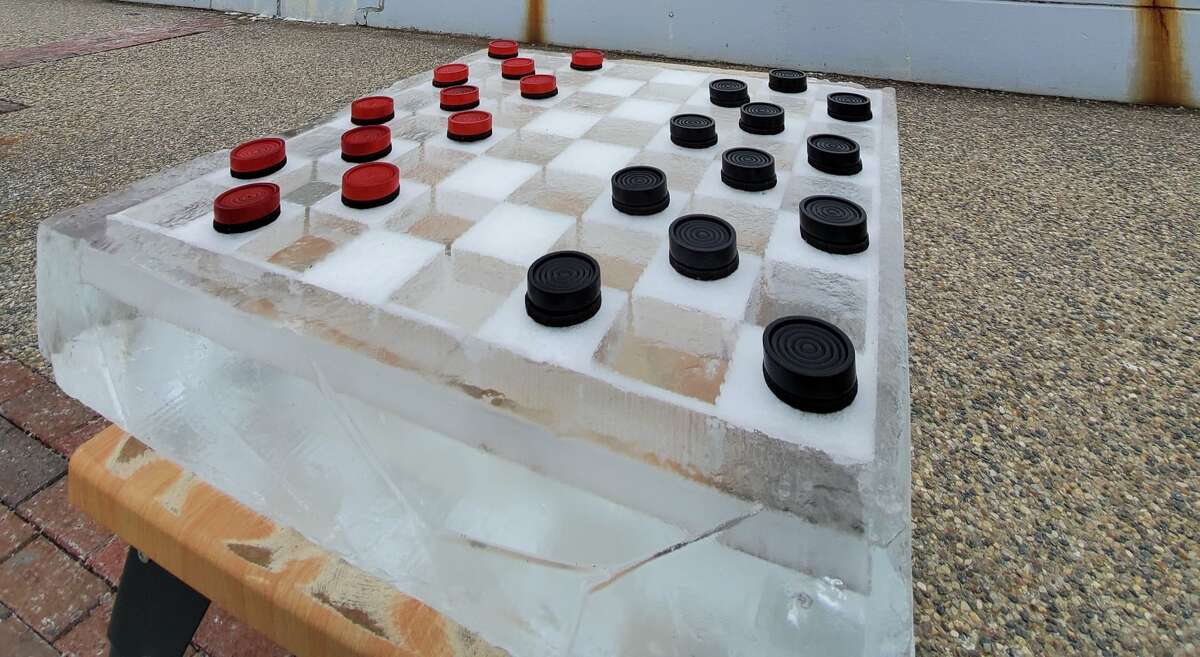 Games made of ice, including checkers, will be featured during Downtown Midland's Winter Wanderland. The winter event kicks off at 2 p.m. Friday, Feb. 18.