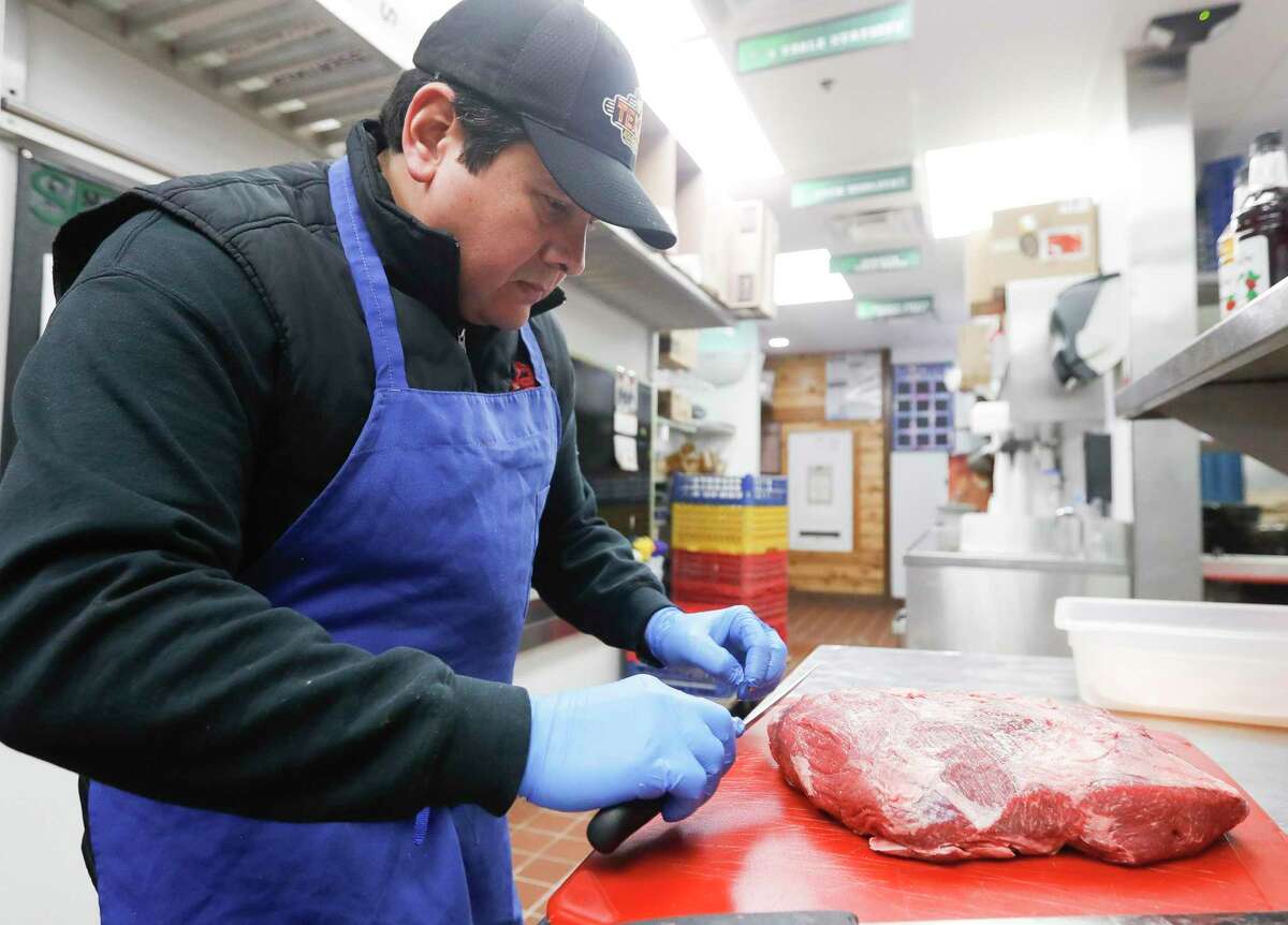 Texas Roadhouse’s Jesus Jaimes joined 18 other professional meat-cutters from across the region at the National Meat Cutter Challenge in Tampa Bay in January.