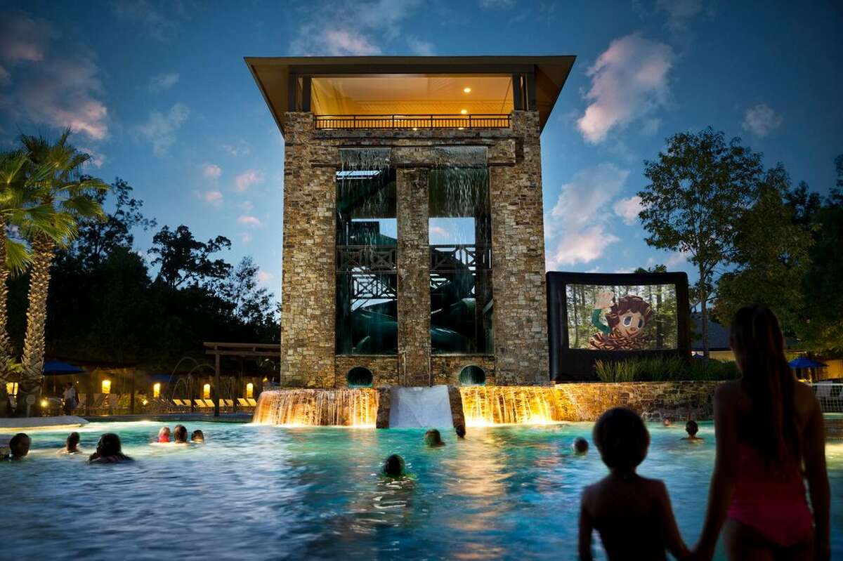 Movie night at The Woodlands Resort.