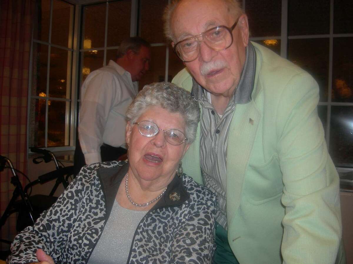Kevin Fisher-Paulson's Aunt Rita, longtime family matriarch, and her brother, Fisher-Paulson's father, Hap.