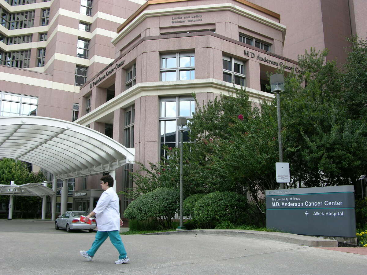 A photo of MD Anderson Cancer Center at The University of Texas. (Photo by Aurora Fierro/Cover/Getty Images)