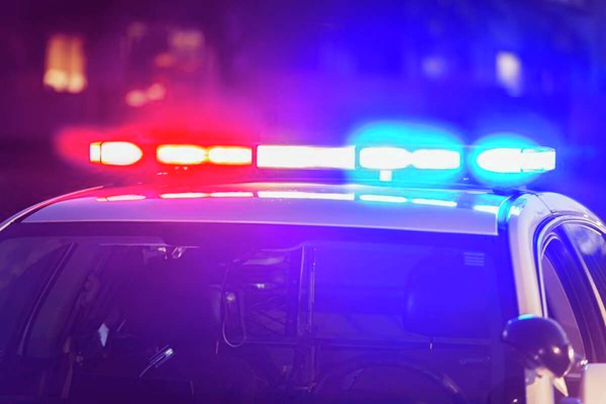 Lights from a police car are pictured in this file photo.