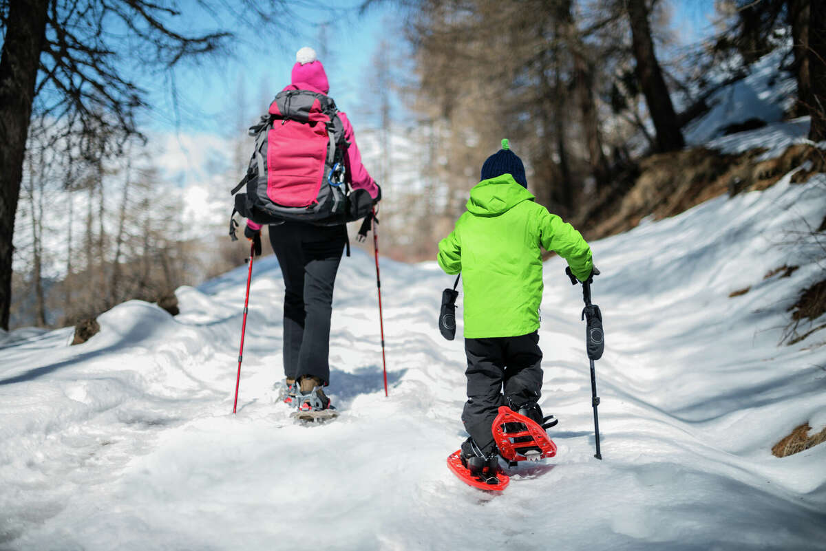 Snowshoeing is an easy and affordable way to round out a day, and it's an activity accessible to nearly all ages. 