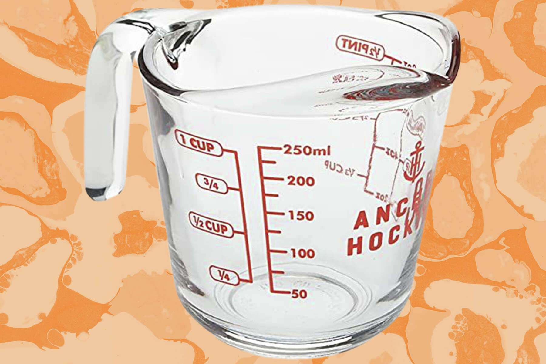 Anchor Hocking Glass Measuring Cup with Lid (8 oz.)