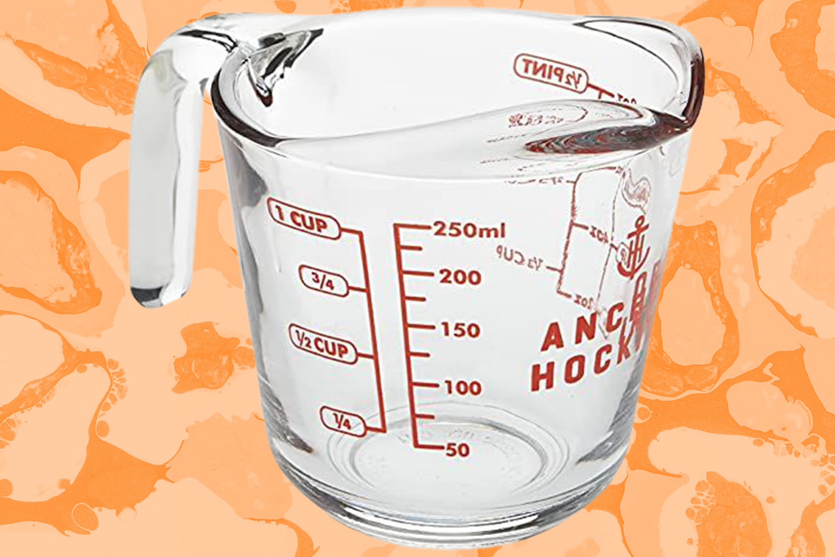 Anchor Hocking Red 8oz Measuring Cup - Kitchen & Company