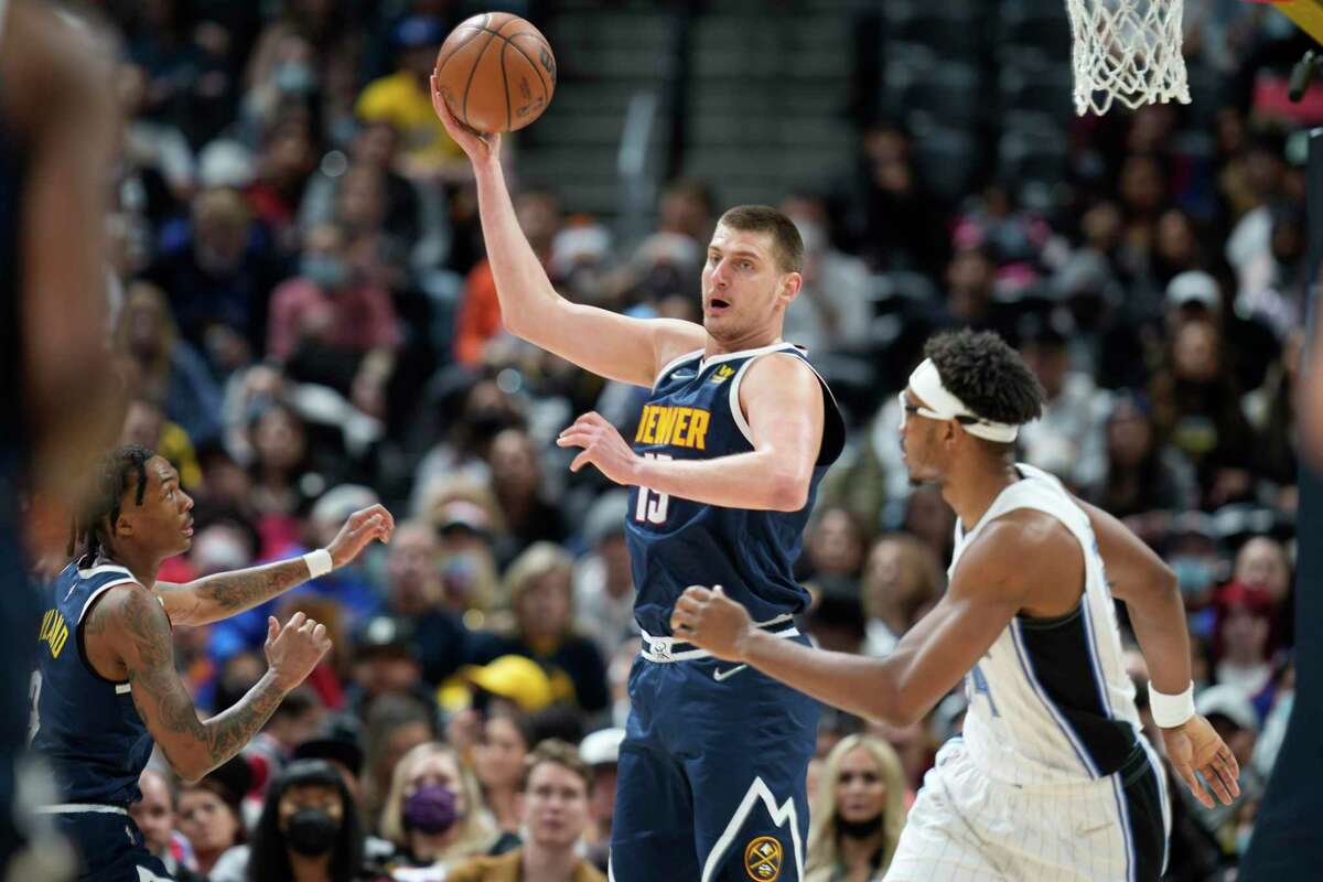 Nikola Jokic, who’s averaging 25.8 points, 13.7 rebounds and 7.9 assists per game, leads the Nuggets into Chase Center to face the Warriors at 7 p.m. Wednesday (NBCSBA/95.7).