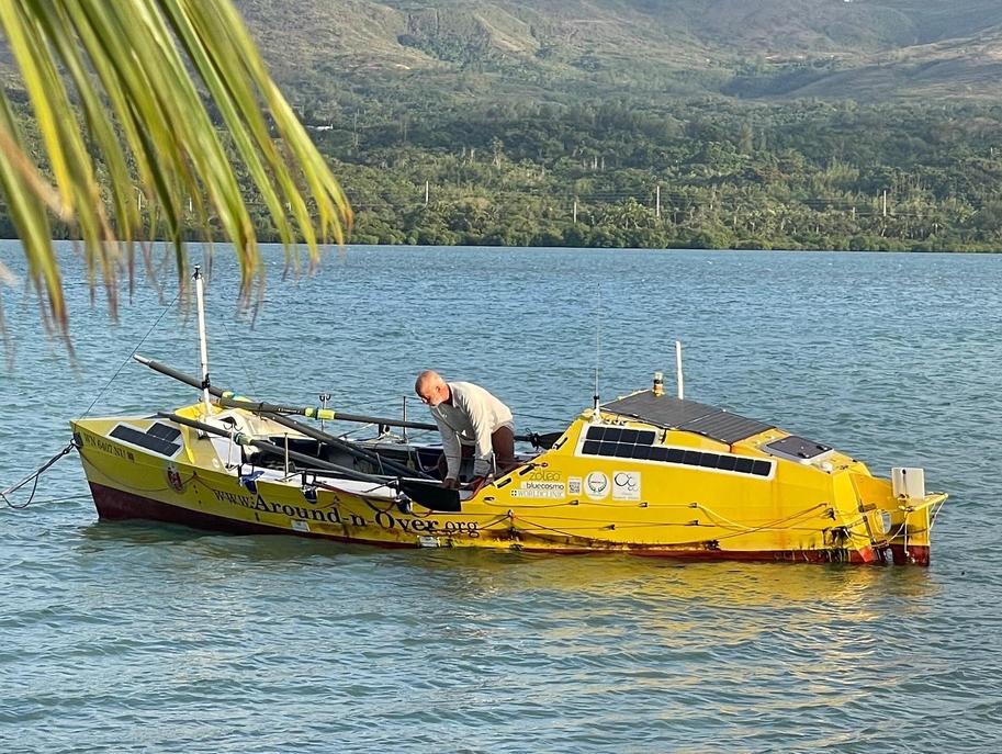 Solo rower clocks 6,000 miles from California to Guam: 'I've been beat up, I'm tired ... but that's all to be expected.' - Vimarsana News