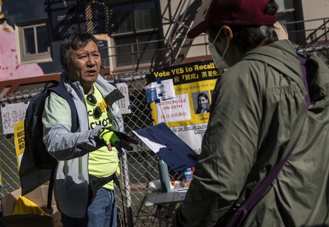 S.F. dad whose school-board recall petitions were snatched sues defendant in civil court - Vimarsana News