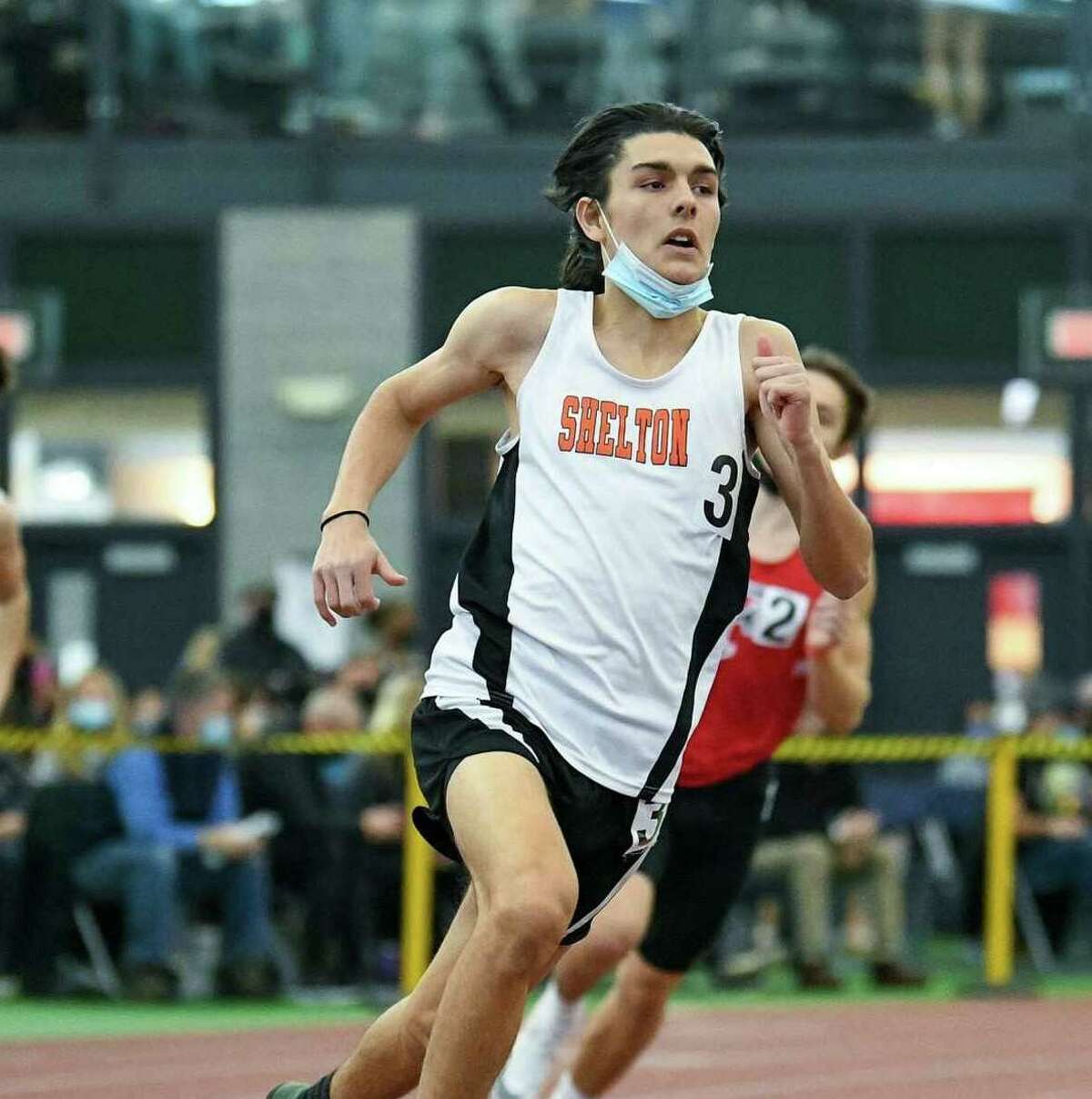 Luke Pacheco placed third in Class L in the 600-meter run.