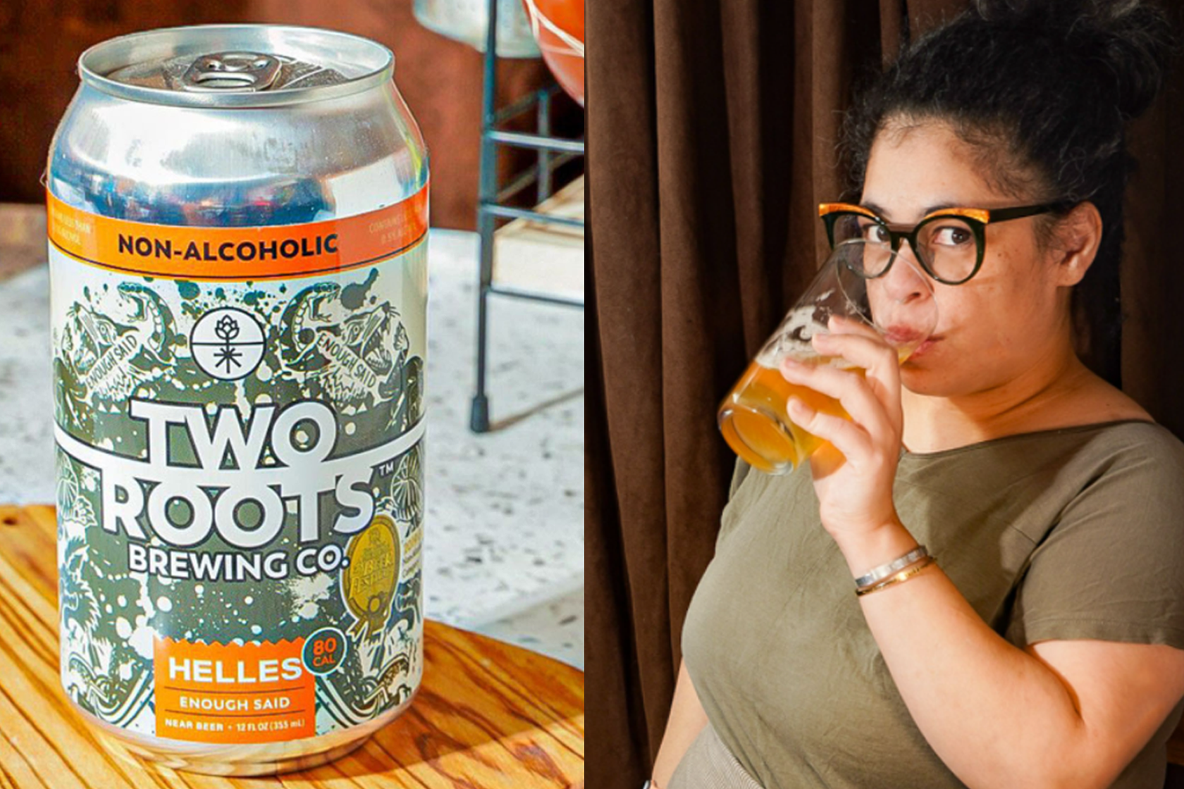 Two Roots Enough Said non-alcoholic beer review - Vimarsana News