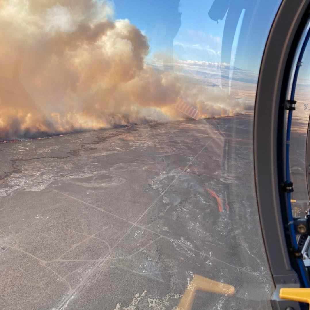 Inyo County Wildfire Triggers Evacuations   RawImage 