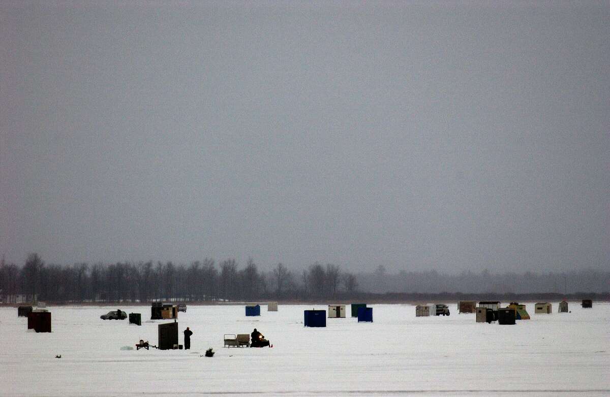 Michigan's ice shanty removal dates begin this weekend with Lake St. Clair, northeast of Detroit. Shanties must be removed before sunset  Sunday, Feb. 27, per the Department of Natural Resources.