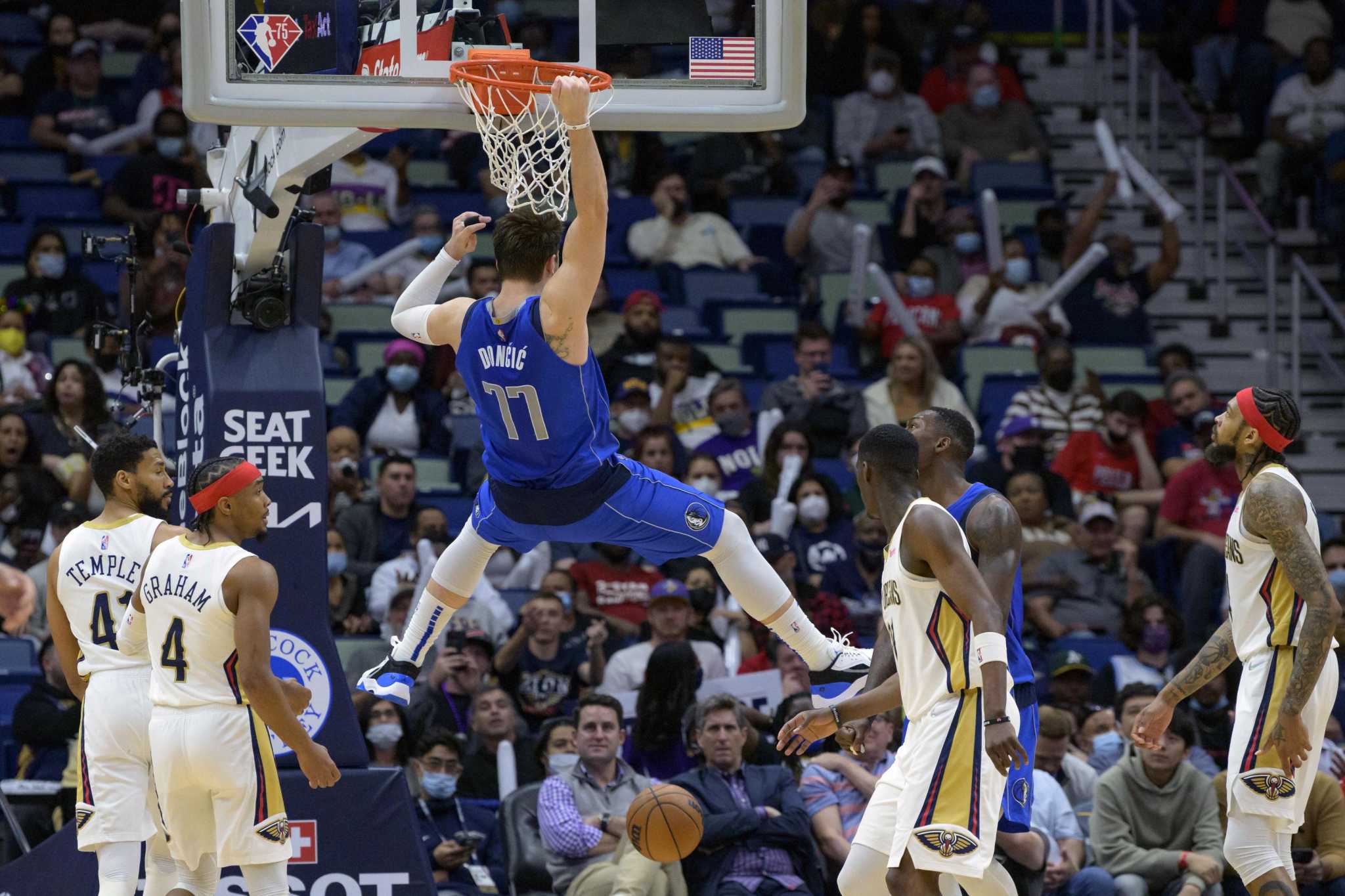 NBA: Luka Doncic helps Dallas Mavericks win as James Harden shines for  Brooklyn Nets - BBC Sport