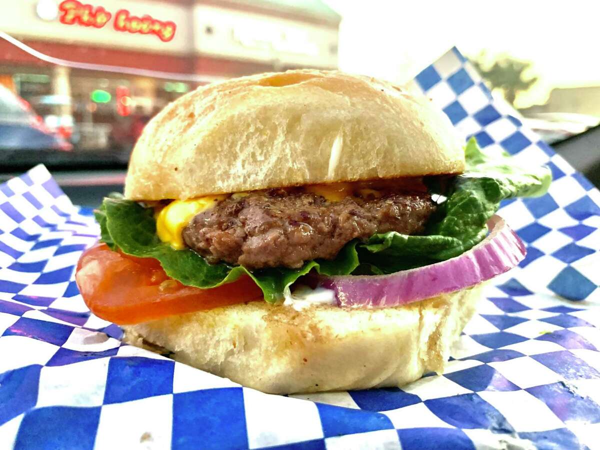 The All-American cheeseburger at Burger Nation