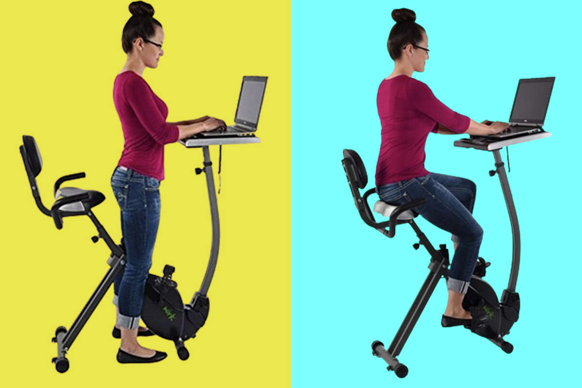 Stamina WIRK exercise bike workstation