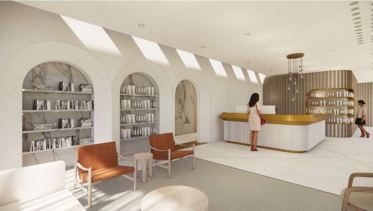 Shown here is a rendering of the Westlake Dermatology’s soon-to-open River Oaks office at 3636 Westheimer Road. This is the view of the interior.