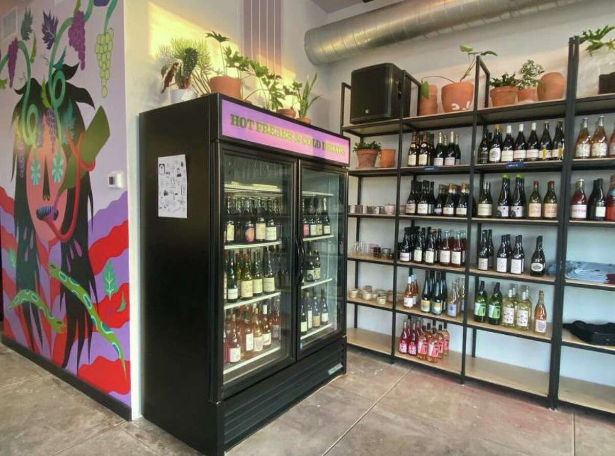 Hands Down features a selection of wine available for retail purchase.