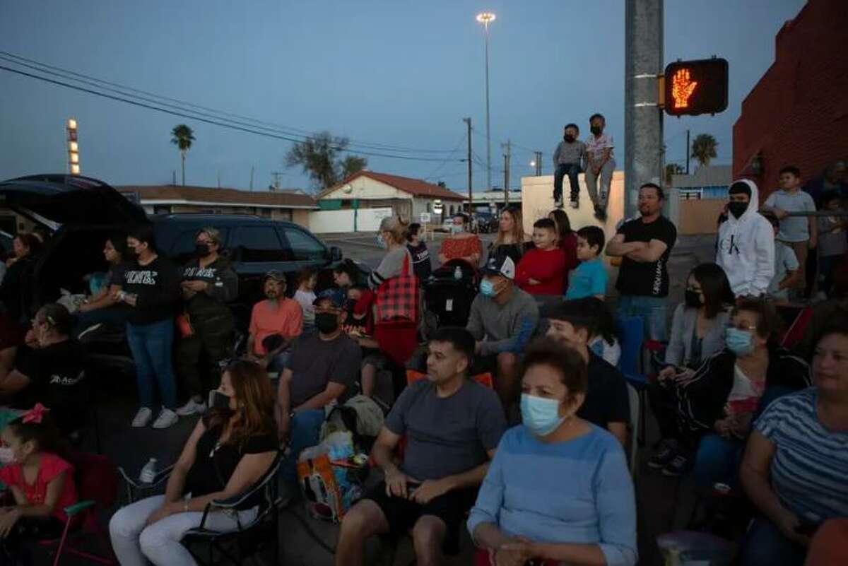 Members of the community watched the IBC Youth Parade Under the Stars in Laredo on Thursday.