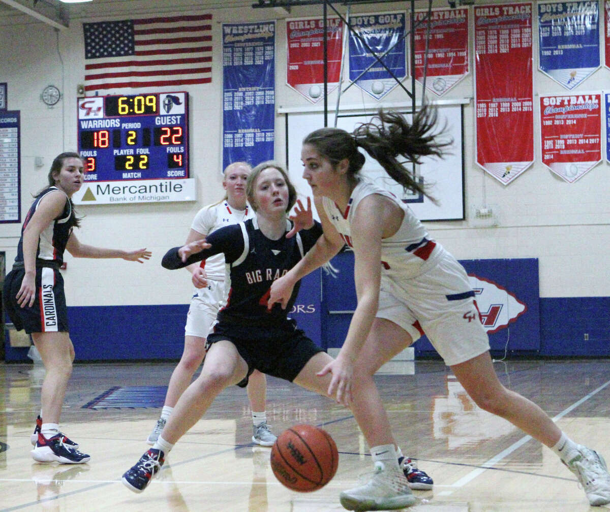 On Friday night, the Big Rapids girls basketball team defeated Chippewa Hills in CSAA Gold action.