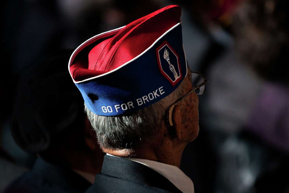 The all-Japanese American 100th Infantry Battalion, 442 Regimental Combat Team and Military Intelligence Service received the Congressional Gold Medal at a ceremony in Washington in 2011.