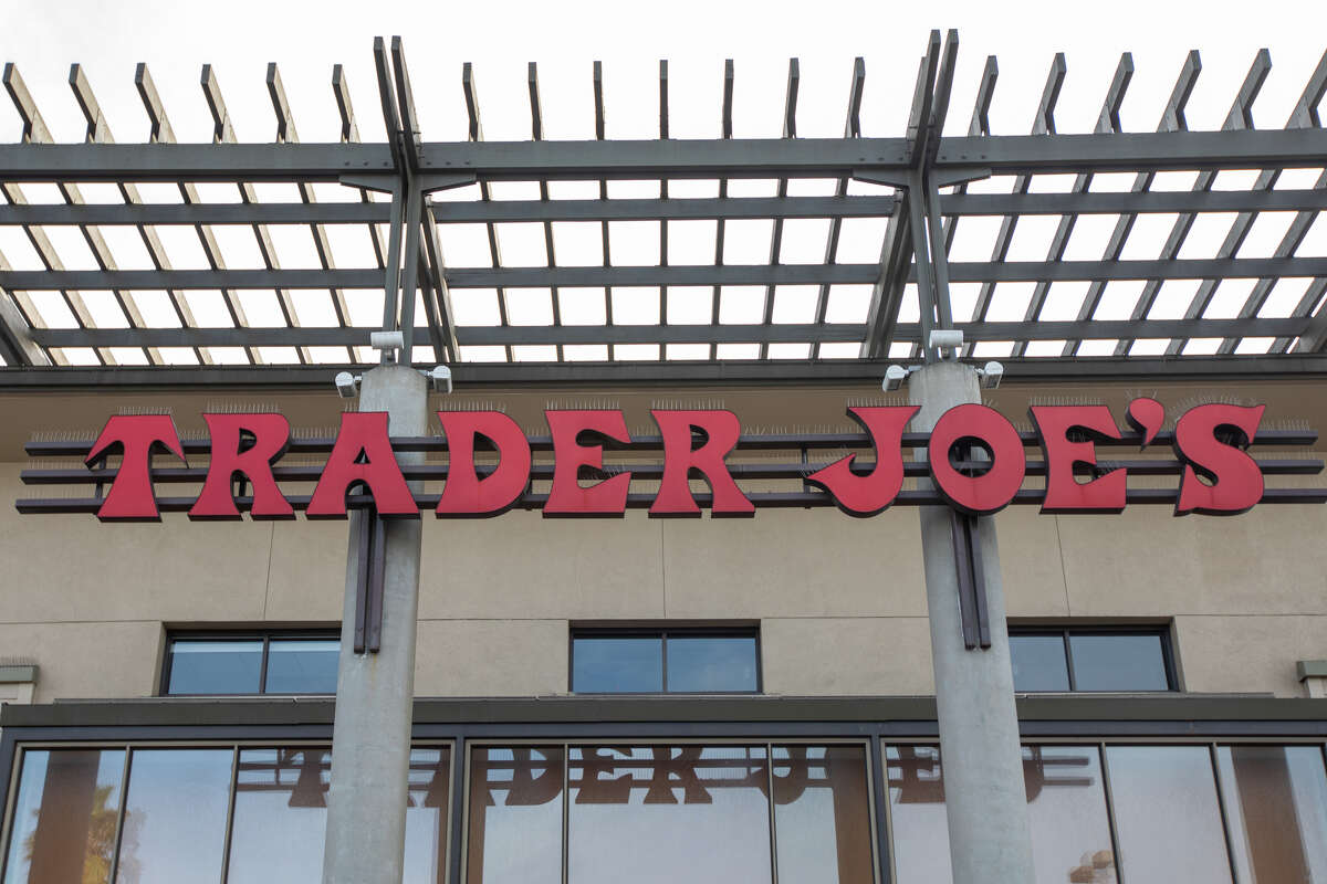 The exterior of a Trader Joe’s grocery store in Alameda, Calif., on Feb. 14, 2022.