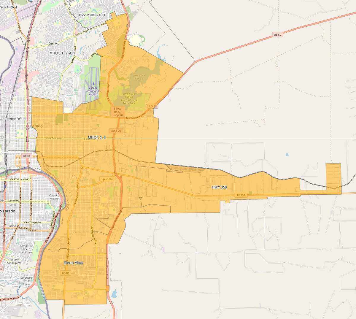 8. City of Laredo expands area under Boiling Water Notice The City of Laredo issued another Boiling Water Notice in February, leaving many Laredo people without fresh water. 