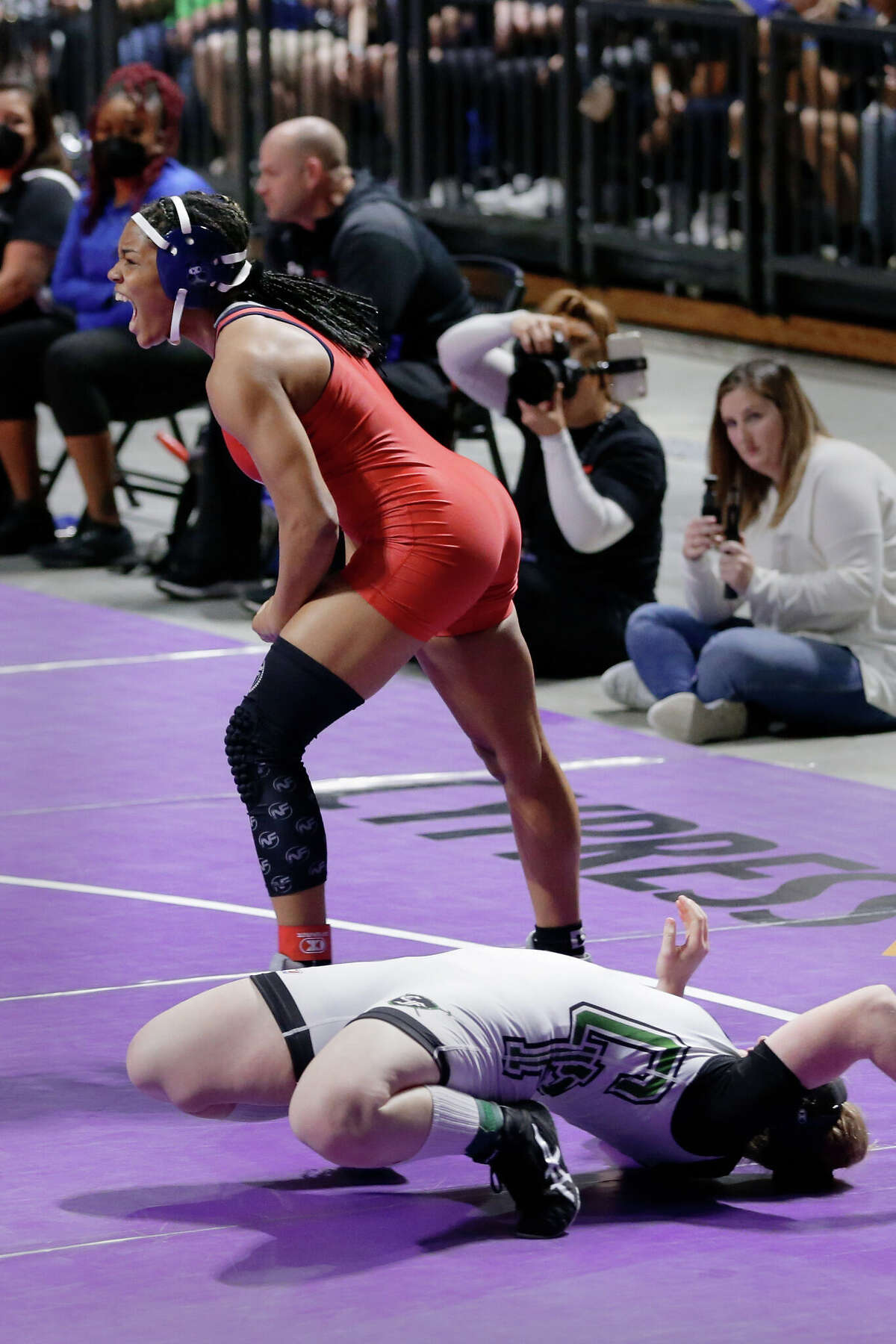 UIL state wrestling notes Olivia leads College Park