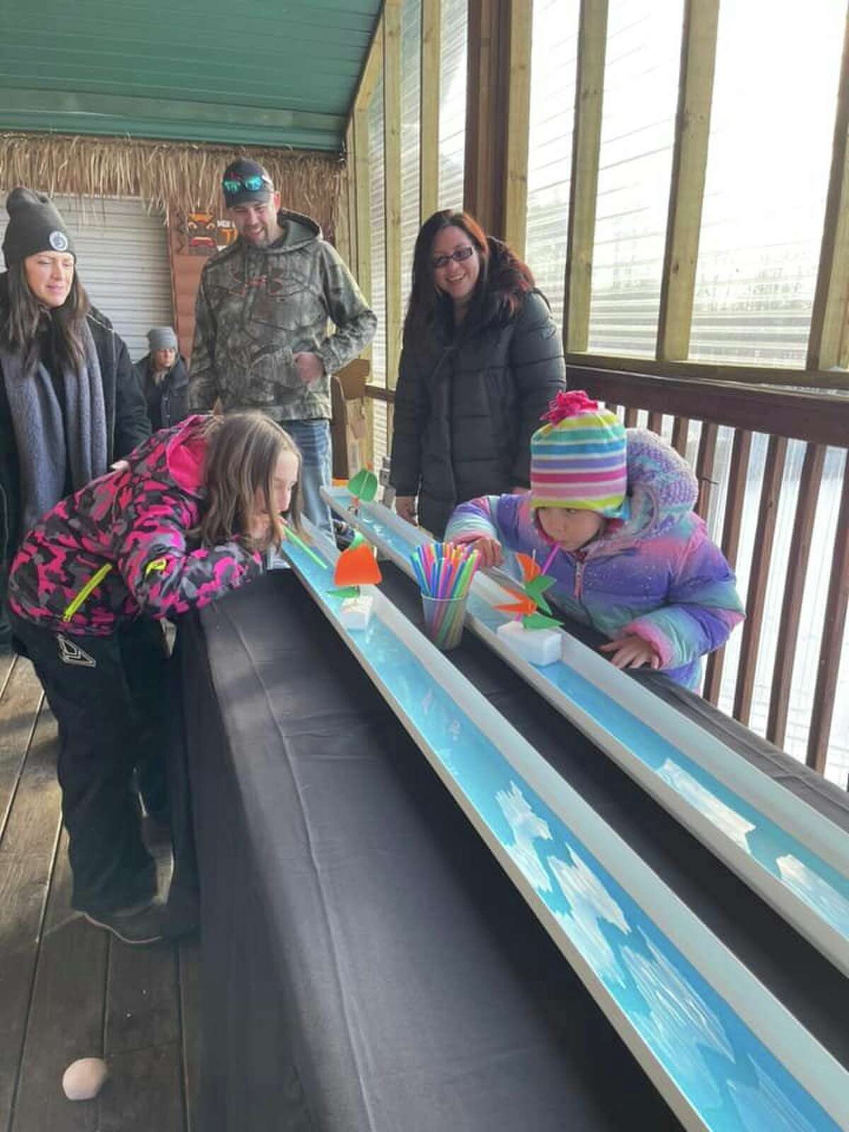 Children and adults took part in the games at the Wixom Lake Association's winter carnival at Juicy Bone in Beaverton Saturday afternoon, Feb. 19.
