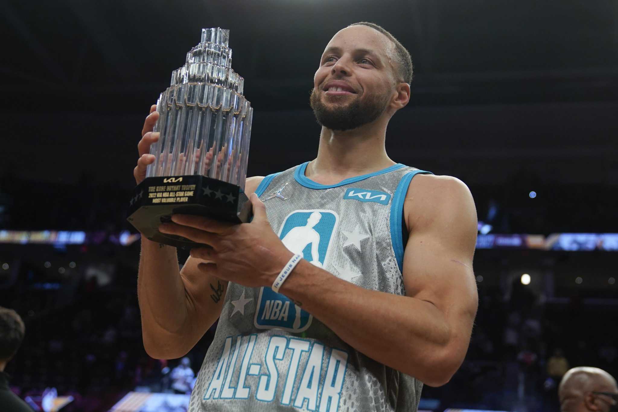 NBA All-Star Game: Stephen Curry dominates in front of 75th anniversary  team - The Washington Post