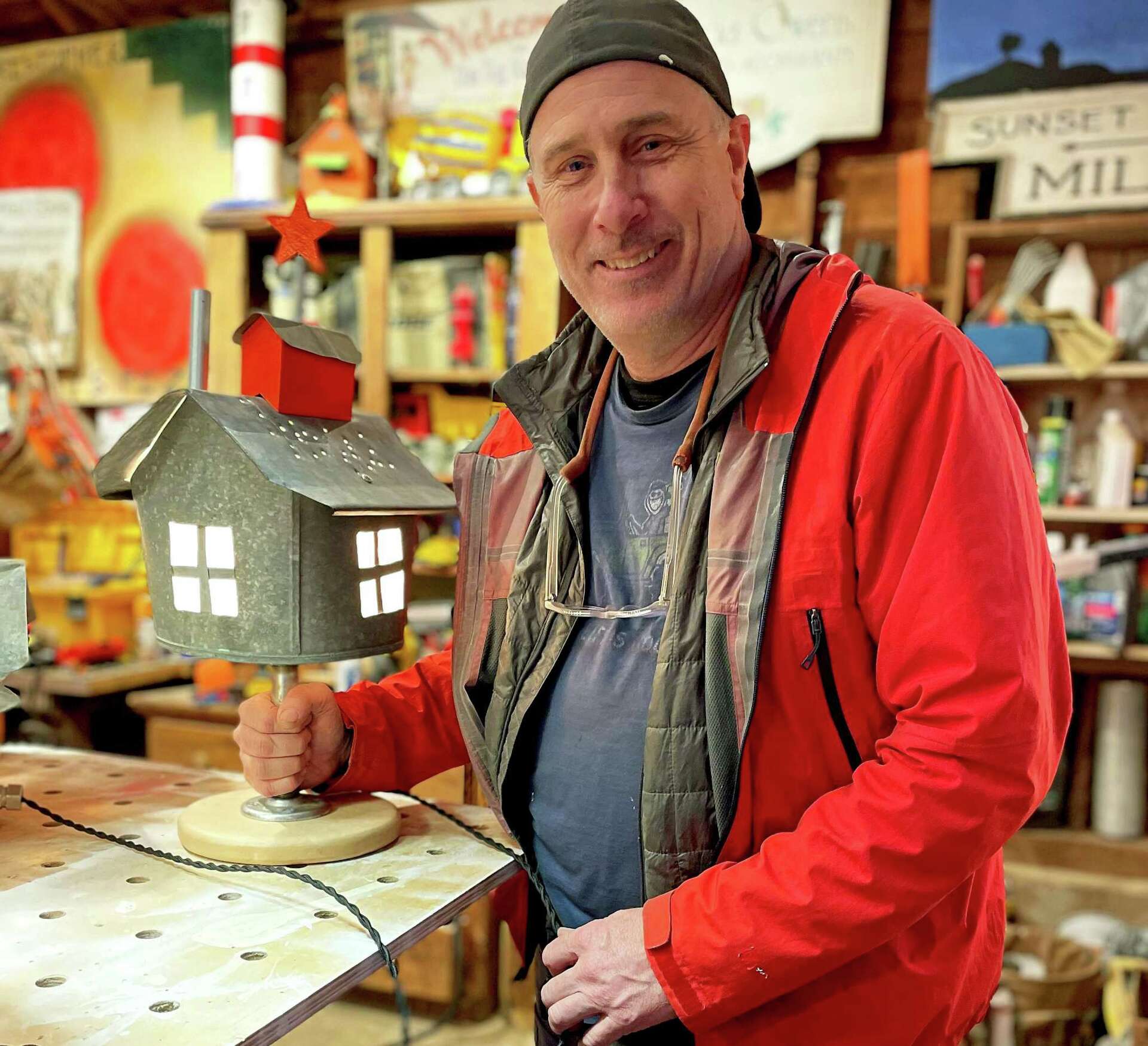 Cheser Rows Chester artist’s ‘little houses’ to light up Branford gallery