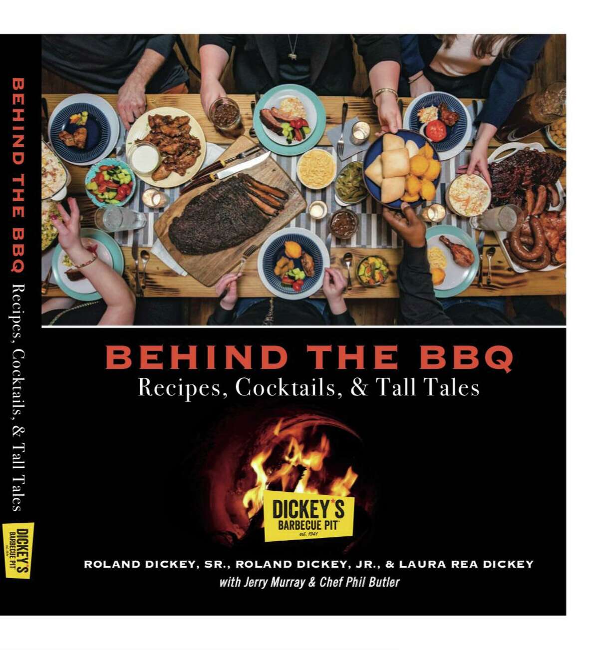 Cover of “Behind the BBQ: Recipes, Cocktails & Tall Tales” from Dickey’s Barbecue Pit.