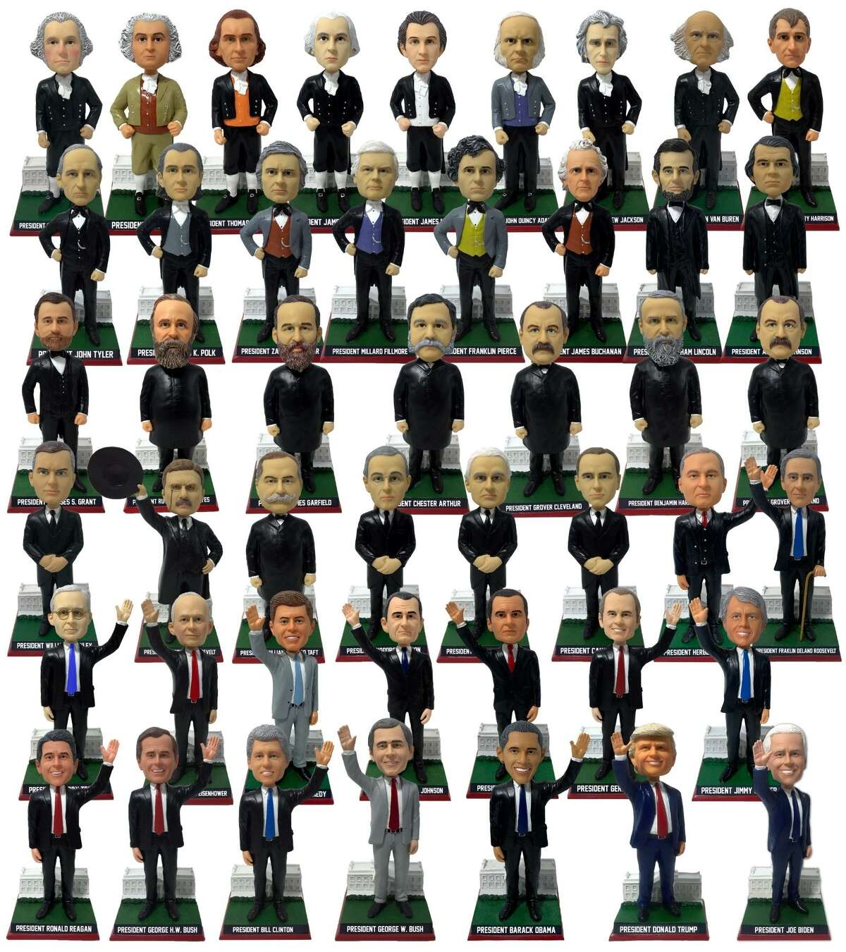 Bobblehead HOF releases US Presidents collection