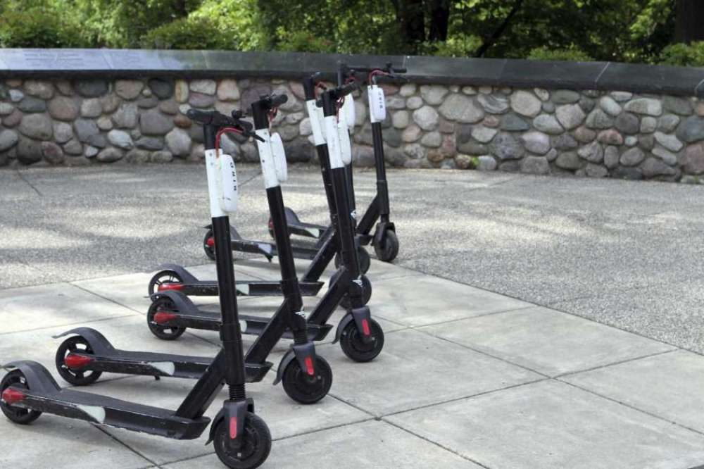 Scooters are staying in Big Rapids