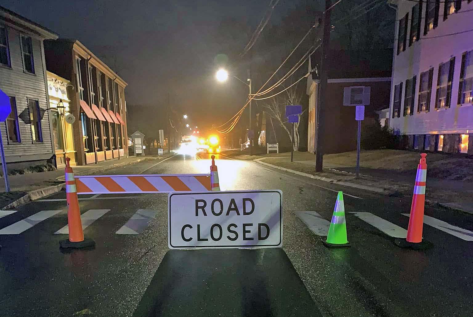 Water main break closes Church Street in Guilford - Vimarsana News