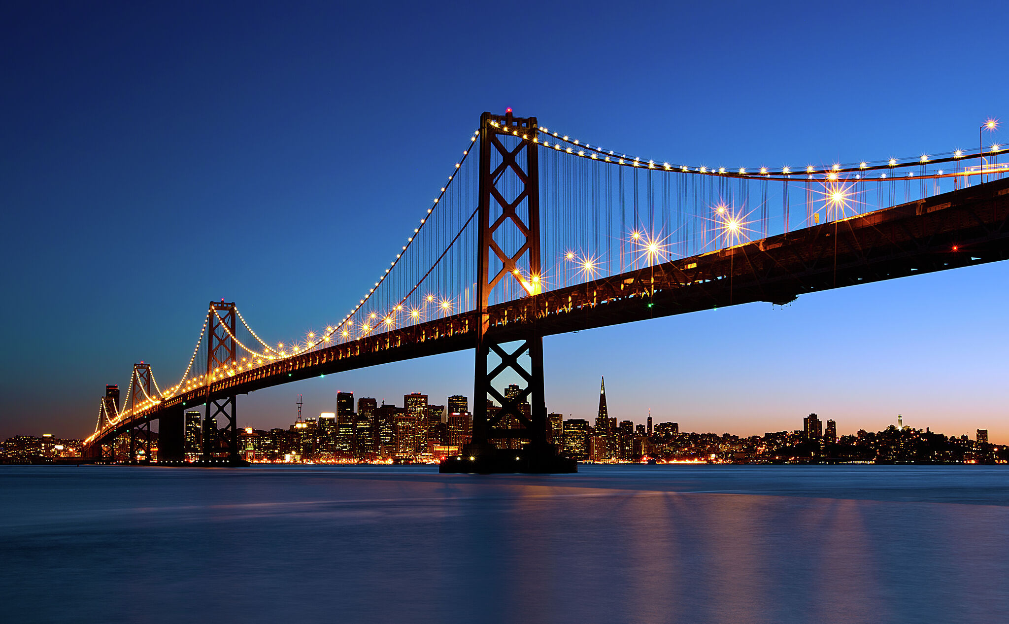 Illegal Firework Display Stops Traffic On The San Francisco Bay Bridge   RawImage 