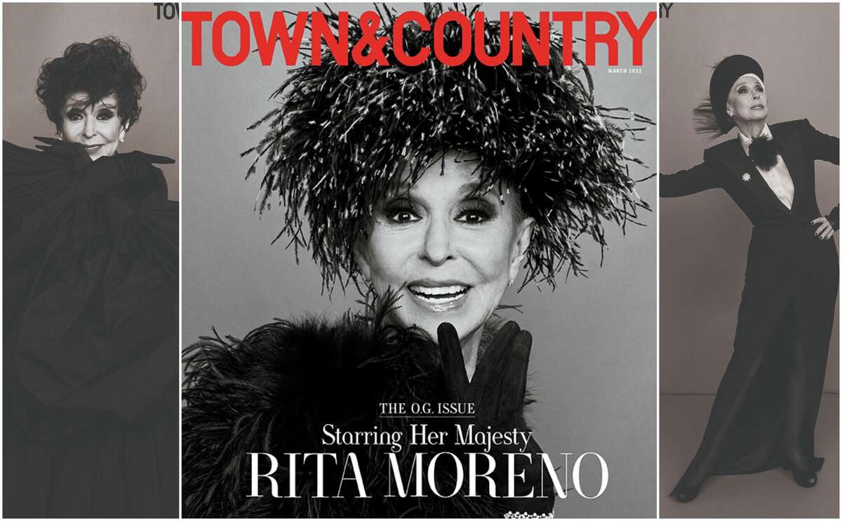 Hollywood icon Rita Moreno is 90 and fabulous on Town & Country magazine  cover